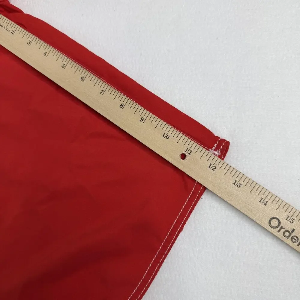 True Religion Swim Shorts Mens 48 Red Bermuda Quick Dry Lined 12